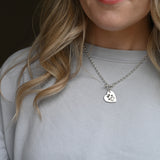 Paw print necklace - belcher chain