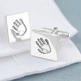 Hand or Footprint Cufflinks