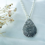 "Tender Touch" Fingerprint Necklace - Fine Belcher